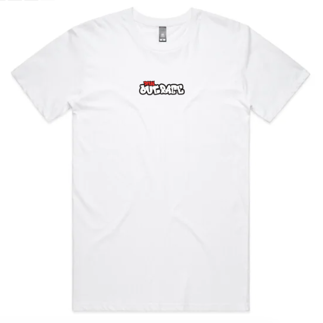 DMN OUTRAGE Logo tee